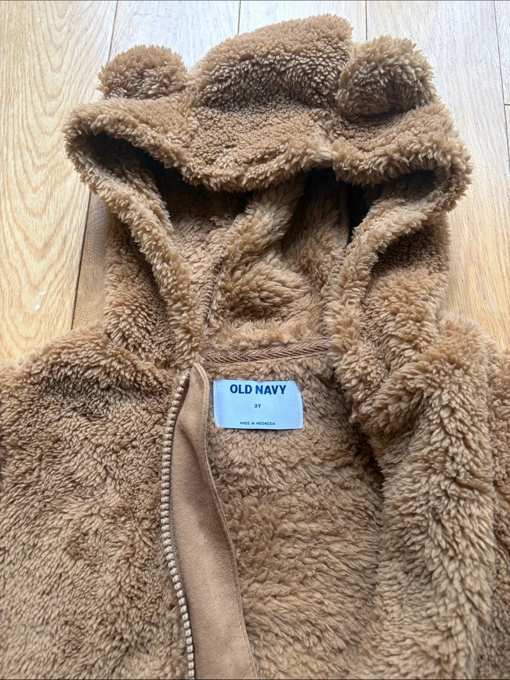 NWT🧸 Old Navy Kids Cozy Teddy Fleece Hooded Jacket